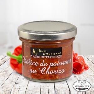 Délice de poivrons au chorizo 100 gr par Jean d'Audignac