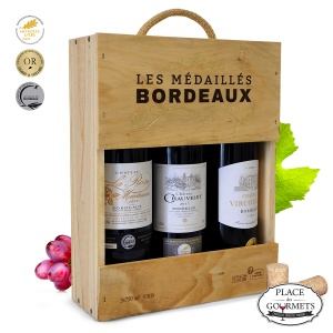 Les Médaillés Bordeaux 3 bouteilles