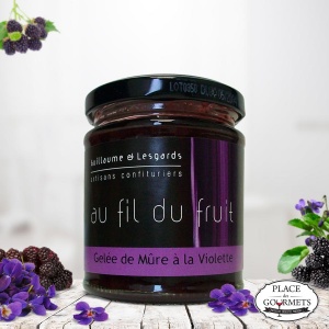Confiture de mûre à la violette Domaine Guillaume & Lesgards - Au fil du fruit