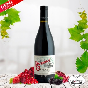 Demi-bouteille Domaine Grosset vin de Cairanne rouge 2015 Maison Brotte