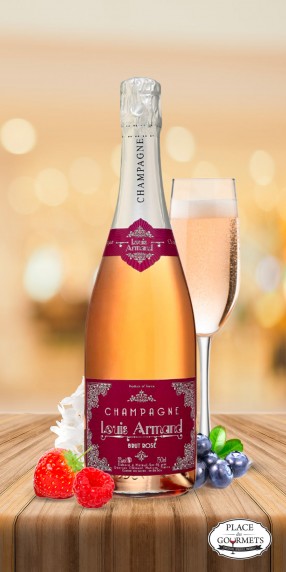 Champagne rosé Louis Armand brut