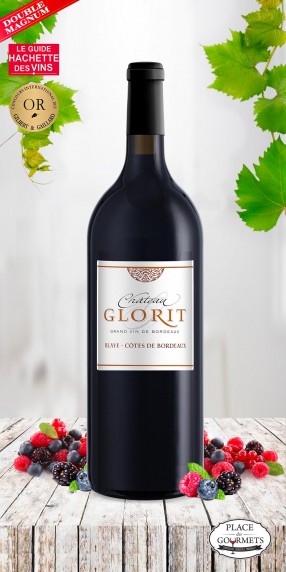 Double magnum Château Glorit vin rouge