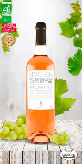 Domaine Claude Vosgien Cuvée Séduction, vin gris Côtes de Toul