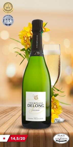Champagne brut Delong Marlène Privilège