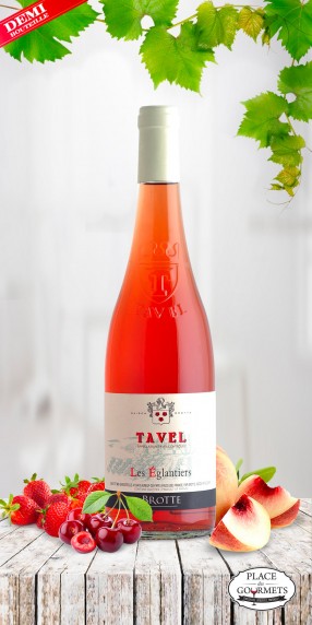 Demi-bouteille Les Églantiers vin de Tavel